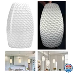 Go&so 2-pack Milky-white Ripple Oval Glass Lamp Shades - Hand-blown Art Pe. Fixed Price $71.95.