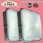 Wyzm 70w Led Canopy Lights Outdoor Flood Light Gas Station & High Bay. Fixed Price $422.95.
