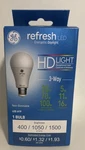 Ge Refresh A19 Led 3-way Hd Light Bulb 30w-100w 400- 1500 Lumens New. Fixed Price $11.87.