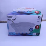 (4-pk) Feit Elecric Non Dimmable Led Flood Light Bulbs 5000k Daylight 750 Lm. Fixed Price $14.18.