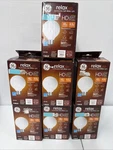 (7 Pack) Ge Relax Led Soft White Hd Light Bulbs G25 4.5w Replaces 40w Frosted. Fixed Price $29.99.
