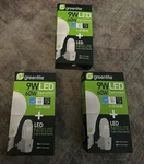 12 Greenlite 9wled Bulbs Equal 60w + (3) Led Nitelite W/ Dusk To Dawn Sensor. Fixed Price $19.99.
