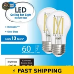 Great Value Led Ceiling Fan Bulb 6.5w Daylight E26 Base 2 Pack. Fixed Price $21.99.