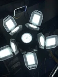 Bebrnov-pd27 60w Ultra Bright Led Bulb 6500k W/ 10 Adjustable Panels. Fixed Price $39.73.