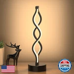 Nu R Infinity Spiral Led Table Lamp Black, Dimmable Metallic Bedside With T. Fixed Price $59.45.