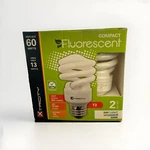Xtricity Compact Fluorescent Light Bulb T2 Spiral 2 Pack, 5000k Day. Fixed Price $29.98.