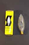 Satco, Decorative 15 Watt, Small Base, Incandecent Light Bulb, Candelbra, S3230. Fixed Price $5.00.