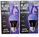 2 Per Order Led Black Light Bulb Uv 40w Standard Socket Fit Indoor Use Ledeez. Fixed Price $16.99.