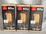 3qnty Globe Clear Glass 01321 Single Vintage Edison 60w 2700k Dimmable S60. Fixed Price $19.99.