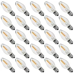 Austin Coast 25pack Led Night Light Bulbs, C7 Candelabra E12.... Fixed Price $29.25.