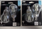 2 Pkgs Of White Filament A15 E12 Candelabra Led Bulb Daylight 75 Watt. Fixed Price $6.98.