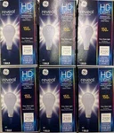 6 Ge Reveal Hd+ Light 150w Frosted A21 Bulbs W/medium Base. Fixed Price $39.99.