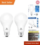 Eco-friendly Dimmable A21 Led Bulbs, 20w/150w Equivalent, Instant Brightness. Fixed Price $26.59.