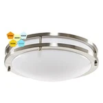 Laborate Lighting 12 Inch, Led Ceiling Light Flush Chrome Finish. Fixed Price $44.99.