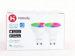 Helloify Gu10 Led Smart Wifi Light Bulb Rgbcw Color Changing 2-pack Open Box. Fixed Price $15.99.