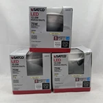 Lot Of 3 - Satco 12.5w Par30sn Led Flood 40 Deg. 3000k Warm White Light Bulb. Fixed Price $34.99.