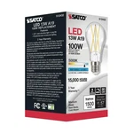 Satco S12432 - 12.5 Watt Led A19 Clear Bulbs 5000k 120 Volt (4 Pack) 100w. Fixed Price $24.99.