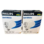 New: Philips A19 Soft White Light Bulbs 100 Watt 1620 Lumens 8 Count. Fixed Price $75.00.