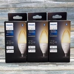 Philips Hue 40-watt Equivalent E12 Smart Led Candelabra Tunable White Light Bulb. Fixed Price $54.94.