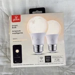 Globe Smart Led Bulb 2-pack Wi-fi Dimmable 3000k Warm White Model. Fixed Price $13.13.