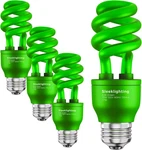 13 Watt Green Spiral Cfl Light Bulb- Ul Approved- General Purpose Gre. Fixed Price $17.85.