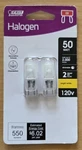 Feit Electric Halogen 50 Watt 2x Frost G9 Base Light Bulbs Bright White Dimmable. Fixed Price $15.99.
