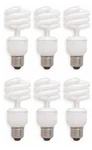 (6 Bulbs) Ge 94543 Compact Fluorescent 14 Watt Light Bulb, Fle14ht3/2/827 T3. Fixed Price $22.77.