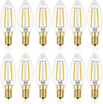 Hizashi Candelabra Led Light Bulbs 25 Watt, Dimmable Chandelier Bulbs, 90+. Fixed Price $40.00.