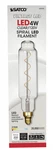 Satco S22430 4w T10 Spiral Filament Led, 2150k Amber White. Fixed Price $18.90.