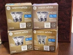Ge Warm White Led Par16 Flood 60 Watt Eq (5.5w) - E26 4 Packs/8 Bulbs (read). Fixed Price $42.25.