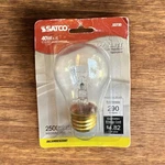 Satco S3720 40 Watt A15 Clear Appliance Light Bulb With Medium Base Not Led. Fixed Price $7.78.