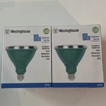2 Pack Westinghouse 33149 Par38 Led Bulb 15w Green Flood Light. Fixed Price $24.99.