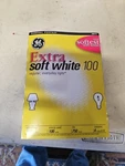 Ge Extra Soft White 100w Light Bulbs - 4 Pack New. Fixed Price $34.99.
