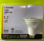 Ikea Ledare Led Bulb 400 Im, 2700 K 6 W For Portable Table Lamp. Fixed Price $16.99.