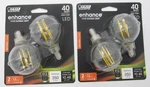 New Lot 4 Feit 40 Watt Replacement Led Soft White 2700k E12 Dimmable 3.8 W Bulb. Fixed Price $15.75.