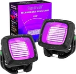 Rechargeable Black Light 2 Pack, 6000amh Battery Powered Blacklight, 395nm Po.... Fixed Price $50.25.