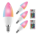 Xrise E12 Led Bulb 3w Color Changing Candle Light (rgb + Warm White... Fast Ship. Fixed Price $39.99.