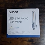Sunco 10 Pack S14 Led Patio String Light Replacement Bulbs For Outdoors, 1w=4.... Fixed Price $24.88.