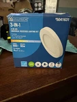 Utilitech 4-in Led 600-lumen Adj. White Canless Recessed Lighting Kit #5041631. Fixed Price $14.98.