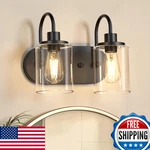 Baocuz 2-light Black Bathroom Vanity Light Over Mirror Modern Farmhouse Wall Sco. Fixed Price $73.05.