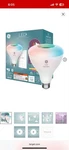 Ge Led+ Speaker And Color Changing Indoor Floodlight Bulb Remote. Fixed Price $21.99.