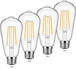 4-pack Vintage Led Edison Bulbs 100w Equivalent 1400lm High Brightness 8w St58 L. Fixed Price $26.54.