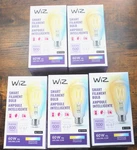 (lot Of 5) 60w Equivalent Wiz Led Filament Bulb Clear St19 E26 New -lot 5. Fixed Price $59.95.