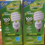 Earthtronics Cf23sw1b24 23-watt Soft White Bulb. Equals A 100 Watt 2 Pack. Fixed Price $12.00.