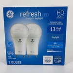 Ge Refresh Led Hd Light Bulb Energetic Daylight A19 Gu24 Base 800lumens Dimmable. Fixed Price $9.71.