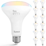 Sunco 12 Pack Br30 Light Bulbs Led, Recessed Count (pack Of 1), White 3cct. Fixed Price $76.53.