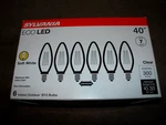 Sylvania Eco Led B10 Light Bulb, 40w=2.5w, 300 Lumens, Non-dimmable, Clear. Fixed Price $6.99.