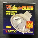 New Satco S3169 50 Watt 12 Volt Mr16 Gx5.3 Base Clear Fl 36 Beam Flood Pattern. Fixed Price $7.39.