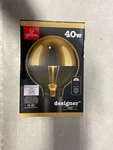 Globe Electric 84649 G40 40w Gold Top Vintage Edison Bulb, Soft White, Dimmable. Fixed Price $10.68.