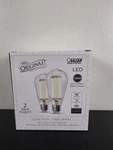 Feit Electric 15w Dimmable Led St19 Vintage Style Bulb, 2-pack Daylight. Fixed Price $12.89.